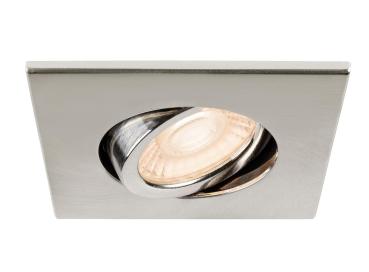 Preview: UNIVERSAL DOWNLIGHT Abdeckung, für Downlight IP20, schwenkbar, eckig, alu