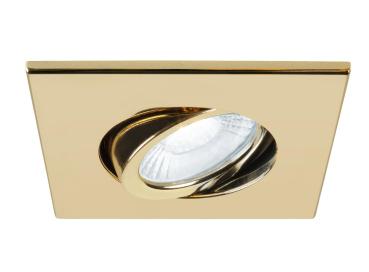 UNIVERSAL DOWNLIGHT Abdeckung, für Downlight IP20, schwenkbar, eckig, gold