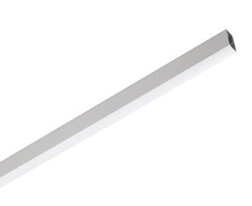 48V TRACK Schienenabdeckung, 26 mm, für Aufbauschiene tief und Einbauschiene,2 m, weiß