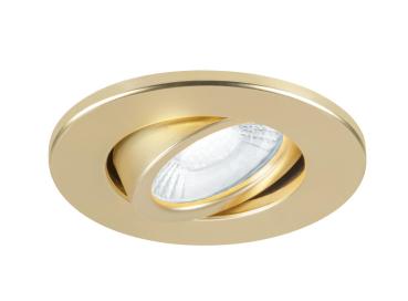 UNIVERSAL DOWNLIGHT Abdeckung, für Downlight IP20, schwenkbar, rund, gold matt