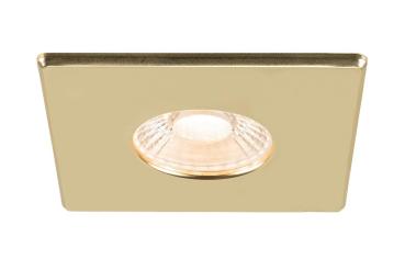 Preview: UNIVERSAL DOWNLIGHT Abdeckung, für Downlight IP65, eckig, gold matt