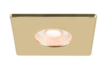 Preview: UNIVERSAL DOWNLIGHT Abdeckung, für Downlight IP65, eckig, gold matt