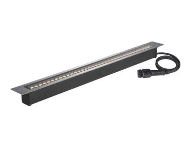 DASAR® 1200, Bodeneinbauleuchte, 34 W, 3000 K, IP65/IP67, quadratisch, edelstahl