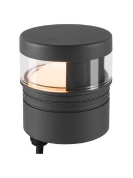 M-POL S Polehead 180°, entblendet, Leuchtenkopf, anthrazit, 10 W, 700 lm, 2700 K, CRI 80