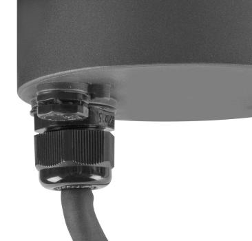 M-POL S Polehead 180°, entblendet, Leuchtenkopf, anthrazit, 10 W, 700 lm, 2700 K, CRI 80, DALI