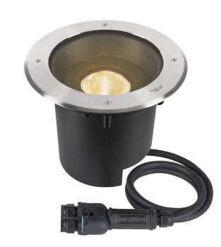 DASAR® XL, RL runde Abdeckung 24° 3000 K incl. DALI-Treiber edelstahl