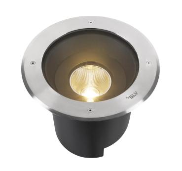 Preview: DASAR® XL, RL runde Abdeckung 24° 3000 K incl. DALI-Treiber edelstahl