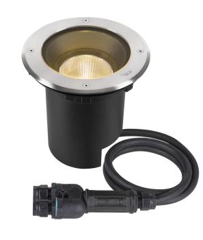 DASAR® L, RL runde Abdeckung 24° 3000 K incl. DALI-Treiber edelstahl