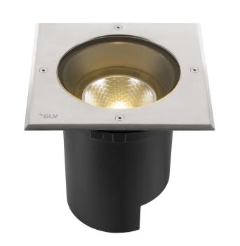 DASAR® L, RL eckige Abdeckung 24° 3000 K incl. DALI-Treiber edelstahl