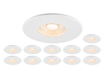 Sonderangebot: 12x UNIVERSAL DOWNLIGHT inkl. Abdeckung, Set bestehend aus 12x 1007095 UNIVERSAL DOWNLIGHT PHASE IP65 38° und 1007097 UNIVERSAL DOWNLIGHT Abdeckung - weiß