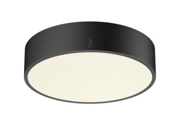 Preview: MEDO® PRO 30, Wand- und Deckenaufbauleuchte, rund, 3000/4000 K, 10 W, DALI, Touch, 70°, UGR <19, schwarz