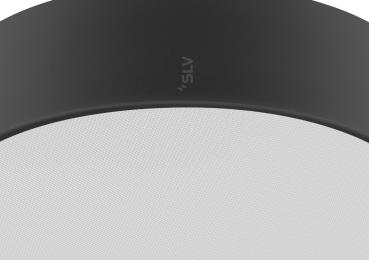 MEDO® PRO 30, Wand- und Deckenaufbauleuchte, rund, 3000/4000 K, 10 W, Phasenabschnitt, 70°, UGR <19, schwarz