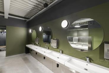 MEDO® PRO 30, Wand- und Deckenaufbauleuchte, rund, 3000/4000 K, 10 W, Phasenabschnitt, 70°, UGR <19, schwarz