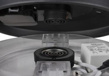 MEDO® PRO 30, Wand- und Deckenaufbauleuchte, rund, 3000/4000 K, 10 W, Phasenabschnitt, 110°, schwarz