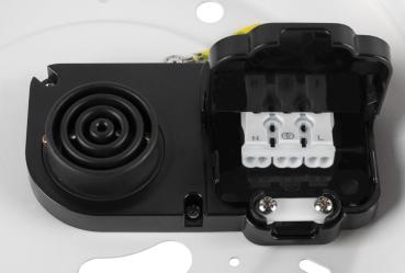 MEDO® PRO 30, Wand- und Deckenaufbauleuchte, rund, 3000/4000 K, 10 W, Phasenabschnitt, 110°, weiß