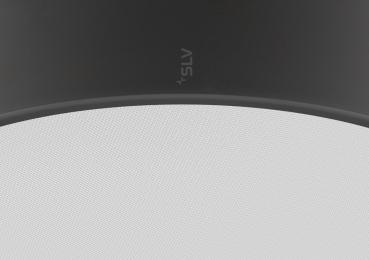 MEDO® PRO 40, Wand- und Deckenaufbauleuchte, rund, 3000/4000 K, 19 W, DALI, Touch, 80°, UGR <19, schwarz