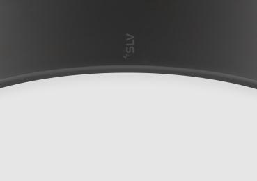 MEDO® PRO 40, Wand- und Deckenaufbauleuchte, rund, 3000/4000 K, 19 W, DALI, Touch, 110°, schwarz