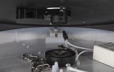 MEDO® PRO 60, Wand- und Deckenaufbauleuchte, rund, 3000/4000 K, 39 W, DALI, Touch, 110°, schwarz