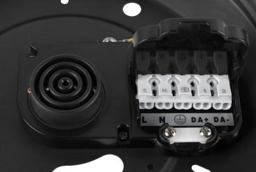 MEDO® PRO 90, Deckenaufbauleuchte, rund, 3000/4000 K, 75 W, DALI, Touch, 110°, schwarz