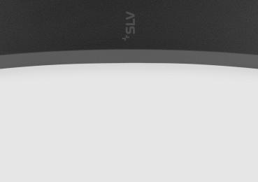 MEDO® PRO 90, Deckenaufbauleuchte, rund, 3000/4000 K, 74 W, Phasenabschnitt, 110°, schwarz