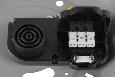 MEDO® 30, Wand- und Deckenaufbauleuchte, rund, 2700/3000/4000 K, 12 W, Phasenabschnitt, 110°, grau