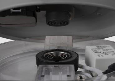 MEDO® 30, Wand- und Deckenaufbauleuchte, rund, 2700/3000/4000 K, 12 W, Phasenabschnitt, 110°, grau