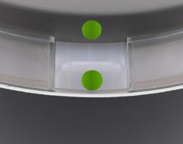 MEDO® 30, Wand- und Deckenaufbauleuchte, rund, 2700/3000/4000 K, 12 W, Phasenabschnitt, 110°, grau