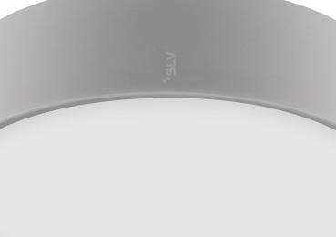 MEDO® 30, Wand- und Deckenaufbauleuchte, rund, 2700/3000/4000 K, 12 W, Phasenabschnitt, 110°, grau