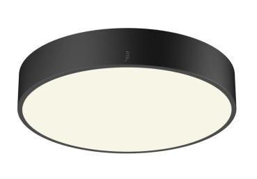 Preview: MEDO® 40, Wand- und Deckenaufbauleuchte, rund, 2700/3000/4000 K, 20 W, Phasenabschnitt, 110°, schwarz