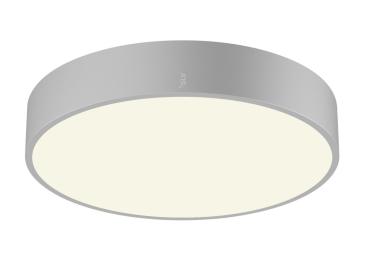 Preview: MEDO® 40, Wand- und Deckenaufbauleuchte, rund, 2700/3000/4000 K, 20 W, Phasenabschnitt, 110°, grau