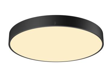 Preview: MEDO® 60, Wand- und Deckenaufbauleuchte, rund, 2700/3000/4000 K, 39 W, Phasenabschnitt, 110°, schwarz