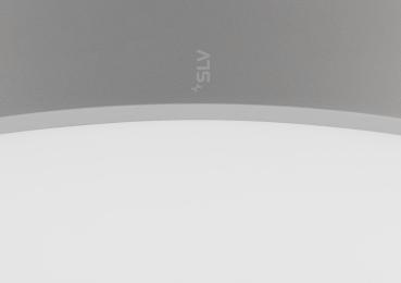 Preview: MEDO® 60, Wand- und Deckenaufbauleuchte, rund, 2700/3000/4000 K, 39 W, Phasenabschnitt, 110°, grau