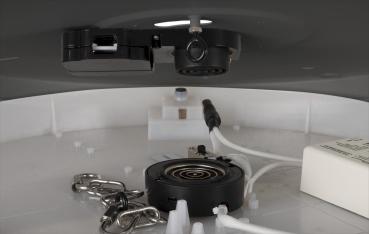 Preview: MEDO® 60, Wand- und Deckenaufbauleuchte, rund, 2700/3000/4000 K, 39 W, Phasenabschnitt, 110°, grau