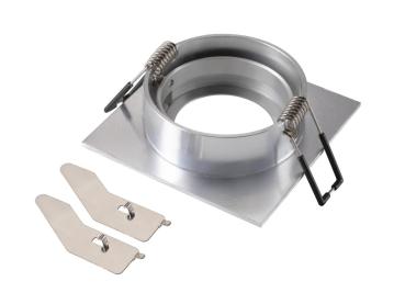 Preview: NEW TRIA® 68, Deckeneinbauring, L: 8.2 B: 8.2 H: 2.6 cm, IP 20, aluminium