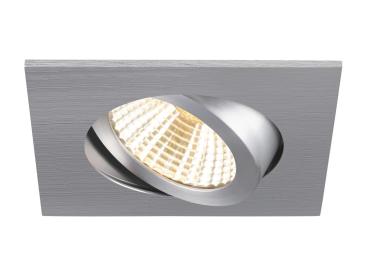 Preview: NEW TRIA® 68, Deckeneinbauring, L: 8.2 B: 8.2 H: 2.6 cm, IP 20, aluminium