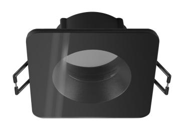 NEW TRIA® 68, Deckeneinbauring, L: 8.3 B: 8.3 H: 3.55 cm, IP 65, inkl. Glas, schwarz