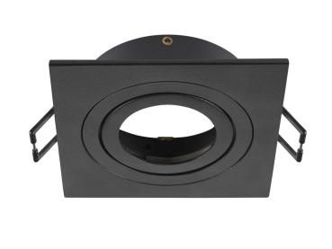 NEW TRIA® 75, Deckeneinbauring, L: 9 B: 9 H: 2.6 cm, IP 20, schwarz