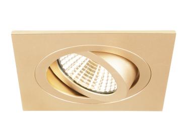 Preview: NEW TRIA® 75, Deckeneinbauring, L: 9 B: 9 H: 2.6 cm, IP 20, roségold