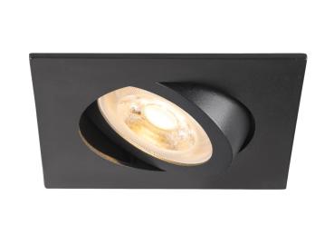 NEW TRIA® 68, Deckeneinbauleuchte, quadratisch, max. 10 W GU10, schwarz