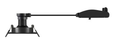 Preview: NEW TRIA® 68, Deckeneinbauleuchte, quadratisch, max. 10 W GU10, schwarz