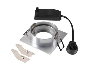 Preview: NEW TRIA® 68, Deckeneinbauleuchte, quadratisch, max. 10 W GU10, aluminium