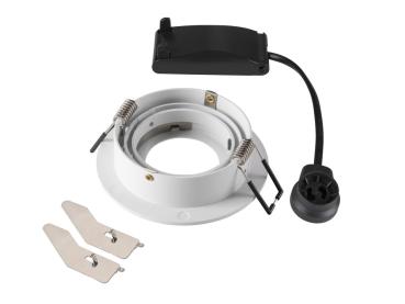 Preview: NEW TRIA® 75, Deckeneinbauleuchte, rund, max. 10 W GU10, weiß