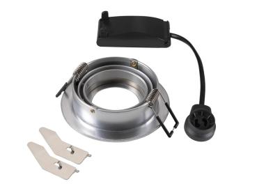 Preview: NEW TRIA® 75, Deckeneinbauleuchte, rund, max. 10 W GU10, aluminium