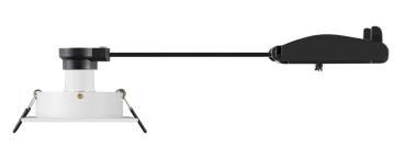 Preview: NEW TRIA® 75, Deckeneinbauleuchte, quadratisch, max. 10 W GU10, weiß