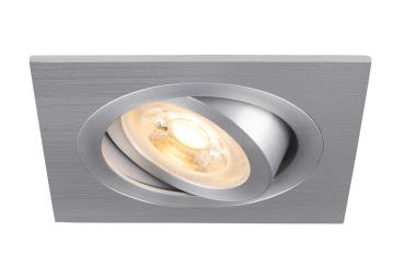 NEW TRIA® 75, Deckeneinbauleuchte, quadratisch, max. 10 W GU10, aluminium
