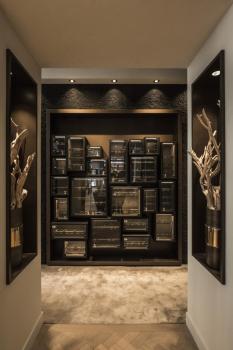 NEW TRIA® 68, Deckeneinbauleuchte, 3000 K, 38°, IP 20, rund, schwarz