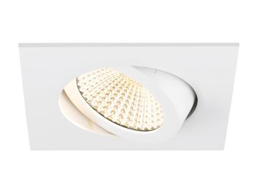 NEW TRIA® 68, Deckeneinbauleuchte, 3000 K, 60°, IP 20, quadratisch, weiß