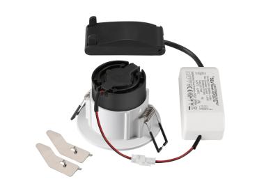 Preview: NEW TRIA® 68, Deckeneinbauleuchte, 3000 K, 38°, IP 20 / IP 65, rund, weiß