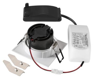 Preview: NEW TRIA® 68, Deckeneinbauleuchte, 1800-3000 K, 60°, IP 20, quadratisch, weiß