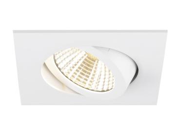 NEW TRIA® UNIVERSAL 68, Deckeneinbauleuchte, 2500/3000/4000 K, 38°, IP 20, quadratisch, weiß